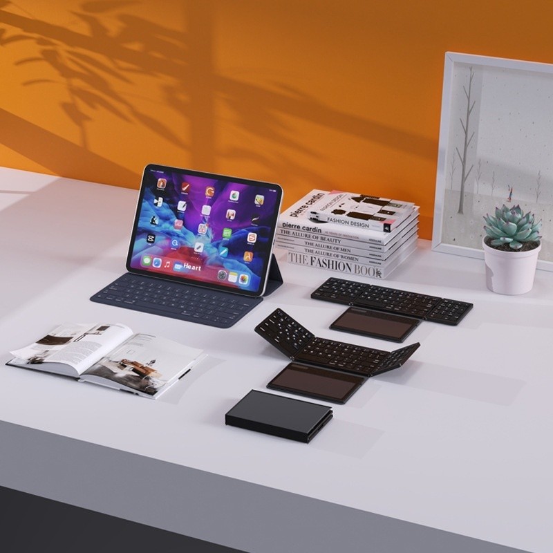 Foldable Bluetooth Keyboard with Touchpad