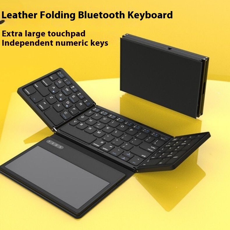Foldable Bluetooth Keyboard with Touchpad