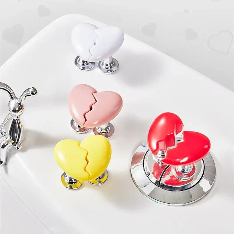 Toilet heart button