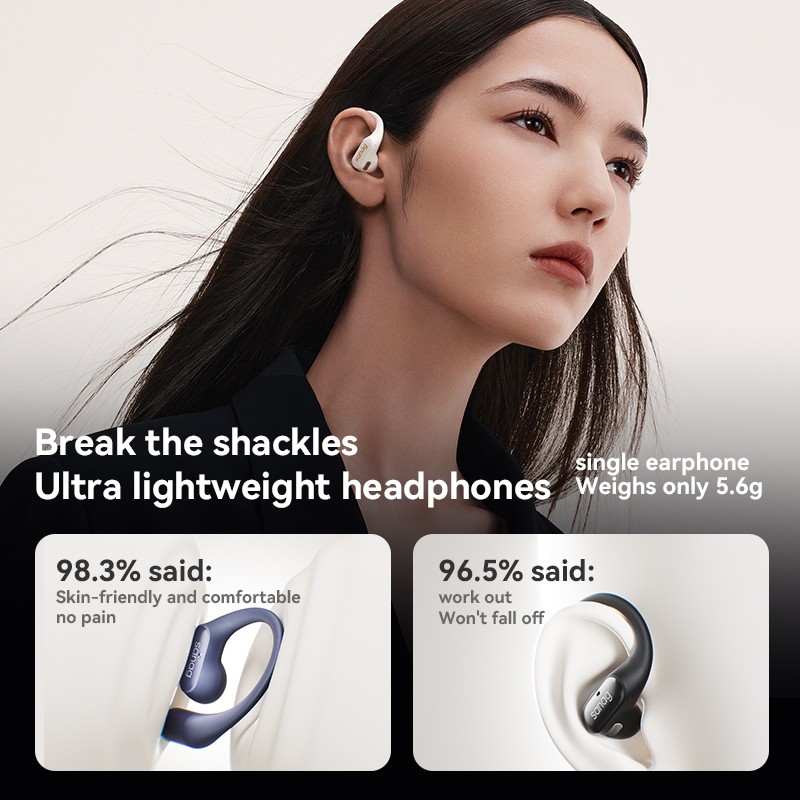 Sanag G6S Open Ear Bluetooth Earphone - HiFi Sound Sport Running Earbuds