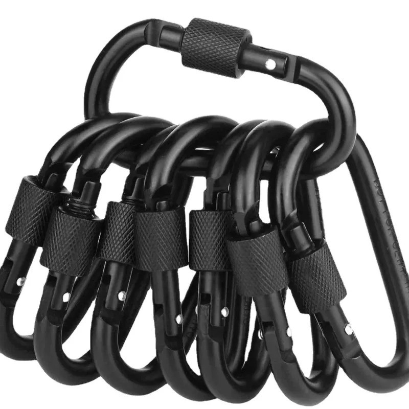 Bold No. 8 Aluminum Alloy D Type Carabiner - 8CM