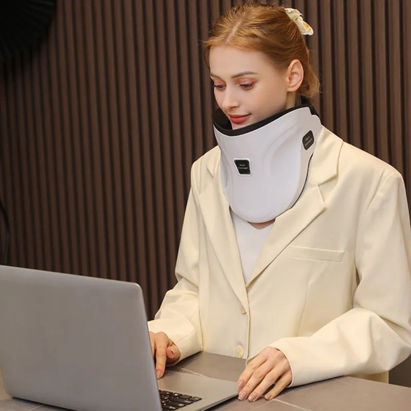 Electric Hot Compress Neck Fixed Traction Air Pressure