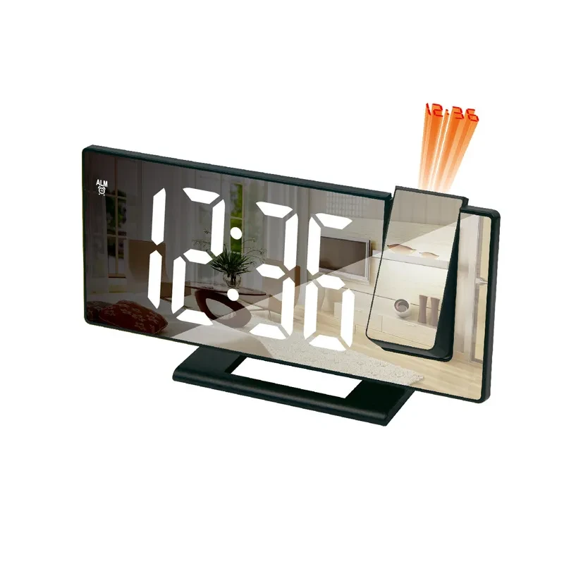 Mirror Projection Alarm Clock