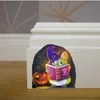 3D Mouse Reading Book in Mouse Hole - Wall Decal Sticker