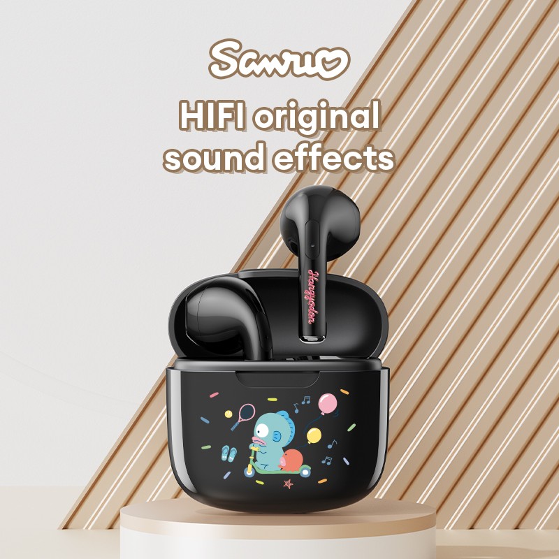 Miniso Sanrio BL22B Bluetooth 5.3 Wireless Earbuds  Cute My Melody Earphones with HIFI Stereo Sound, Hello Kitty & Kuromi