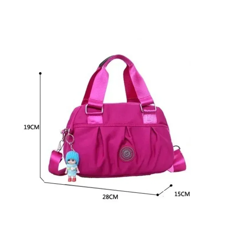 Color: SKY BLUE - Crossbody Bags for Women Simple Canvas Square waterproof Bag Designer Luxury Women's Bag 2024 Fashion Female Handbags for Women