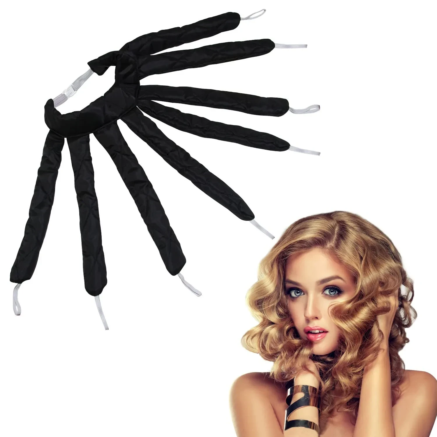 Sleeping Headband Heatless Curling Iron