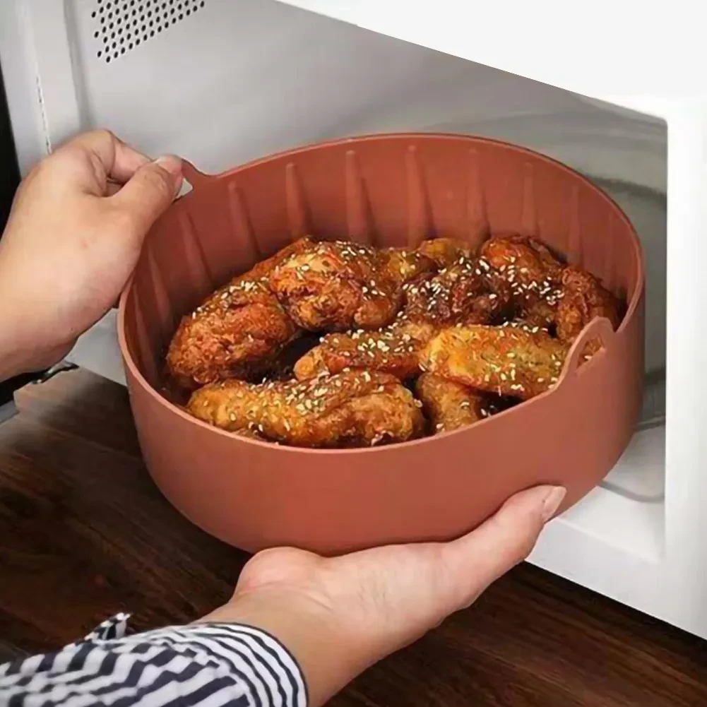 Air Fryer Silicone Baking TrayReusable