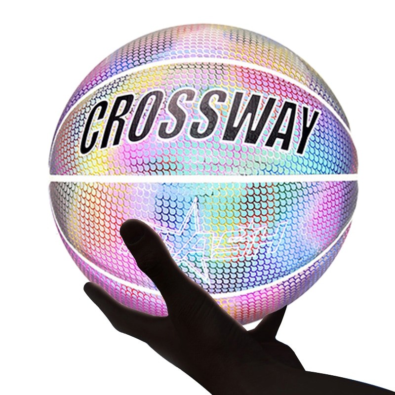 HOLOGRAPHIC REFLECTIVE GLOWING BASKETBALL