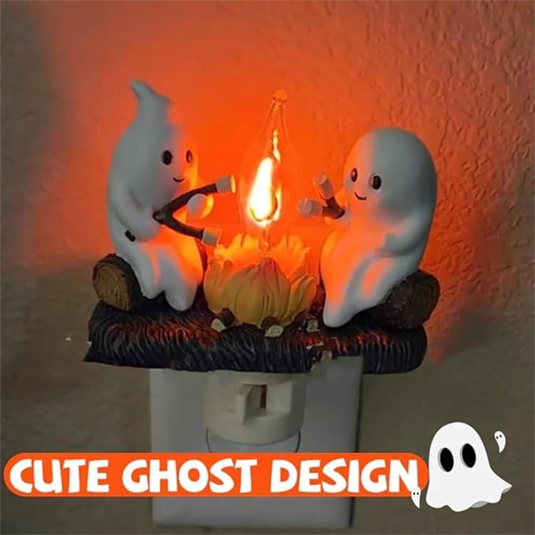2024 Ghost Campfire Flickering Nightlight