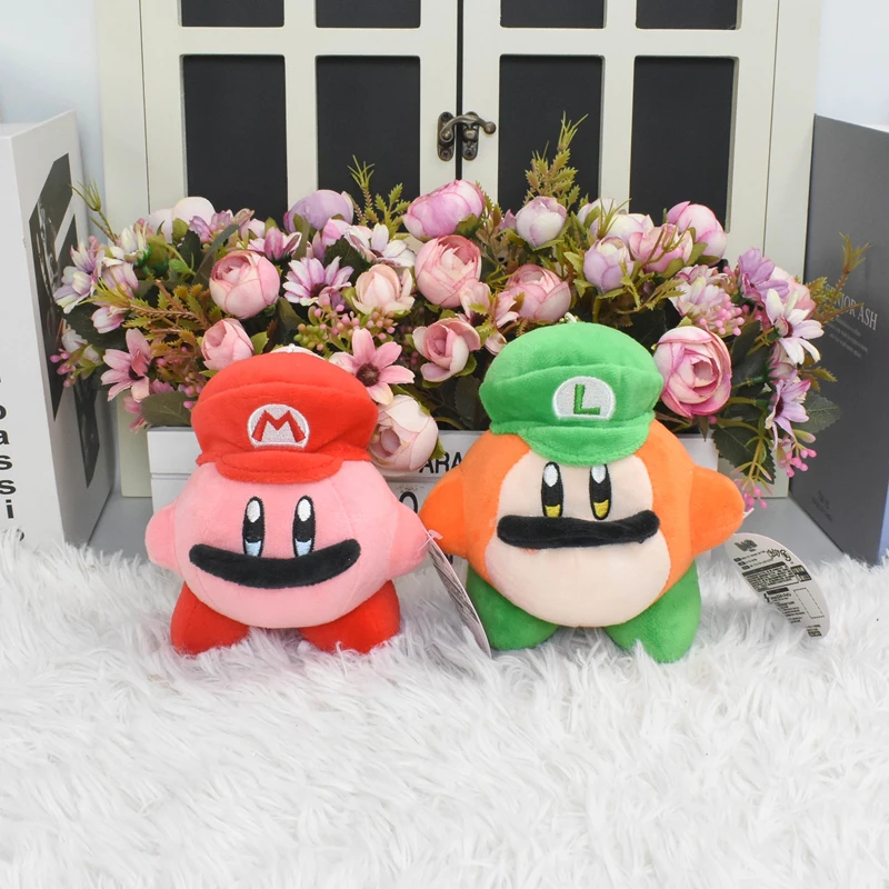 Color: DARK GRAY - Kirby King Dedede Waddle Dee Meta Knight Elfilin Plush Toy Kawaii Cartoon Peluche Doll for Kids Birthday Christmas Gift