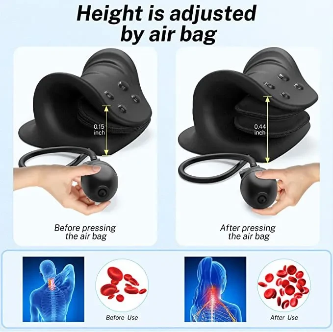 Cervical Massage Traction Pillow Extensor Instrument