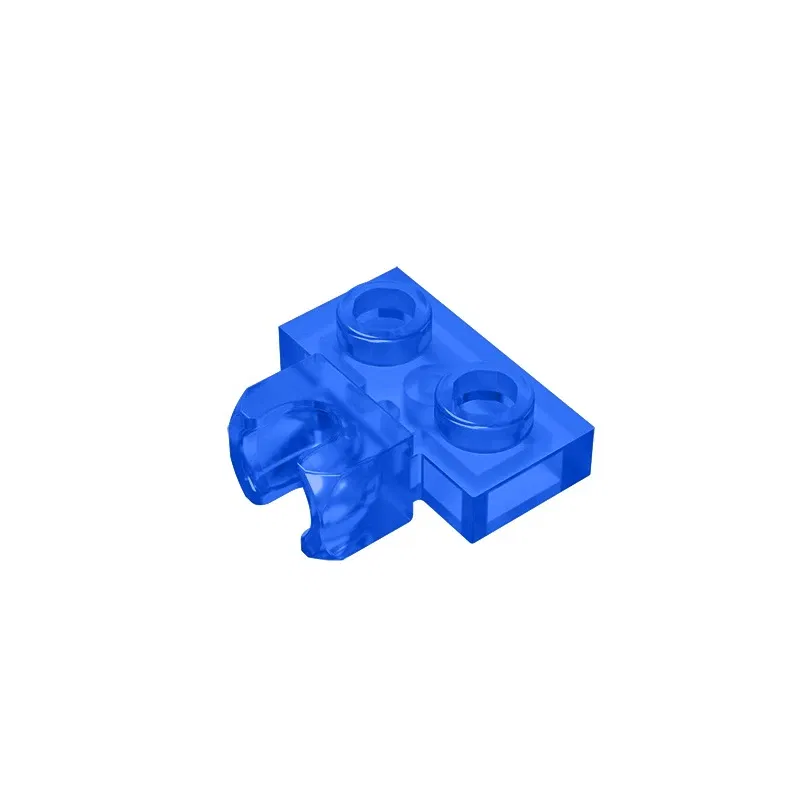 Color: Light Grey - MOC PARTS GDS-850  Plate, Modified 1 x 2 with Small Tow Ball Socket on Side compatible with lego 14704 pieces of children's toys