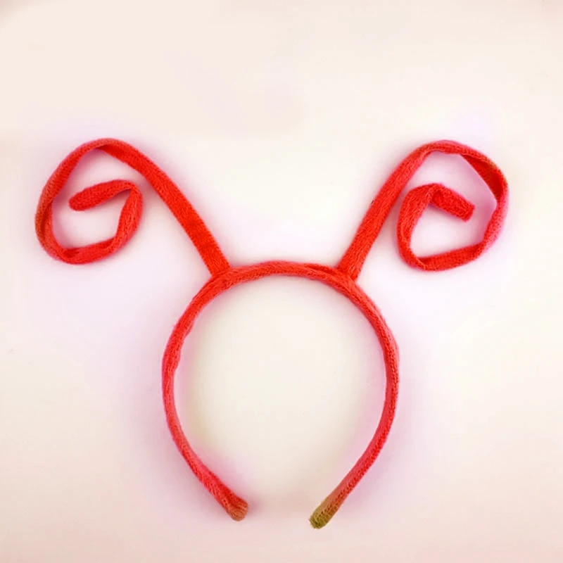 Color: WHITE - Halloween Headband Butterfly Antenna Headband Halloween Party Costume