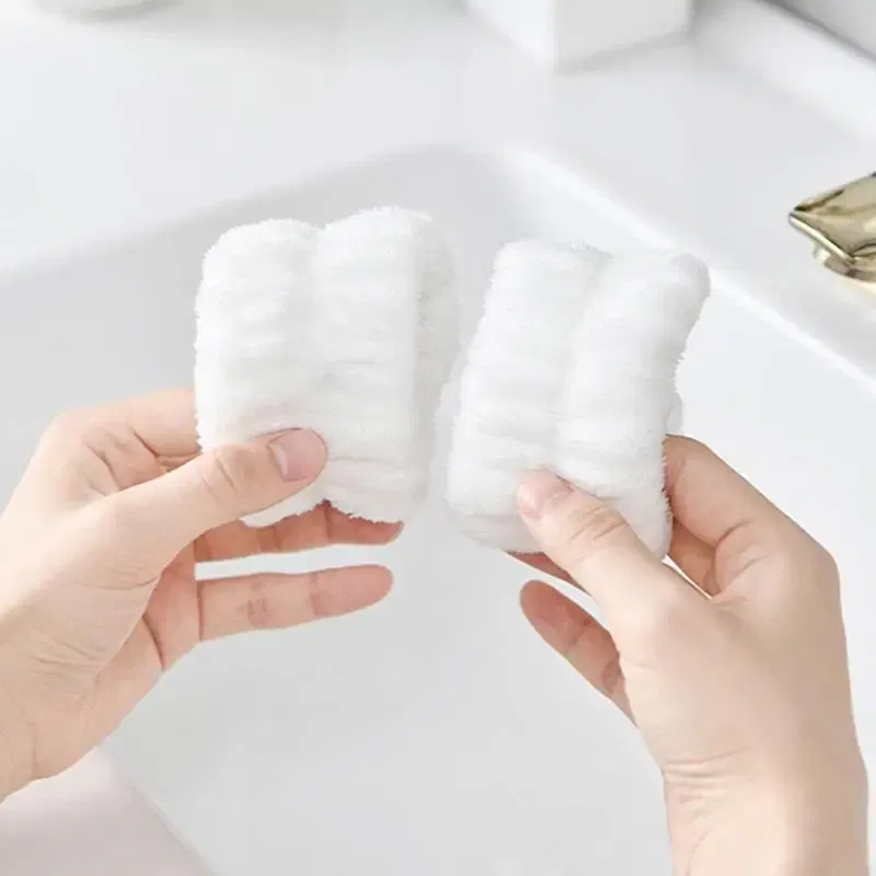 Color: WHITE, Ships From: belgium - 2pc Wrist Washing Belt Soft Microfiber Towel Wristbands For Washing Face Water Absorption Washing Prevent Wetness Wrist Washband