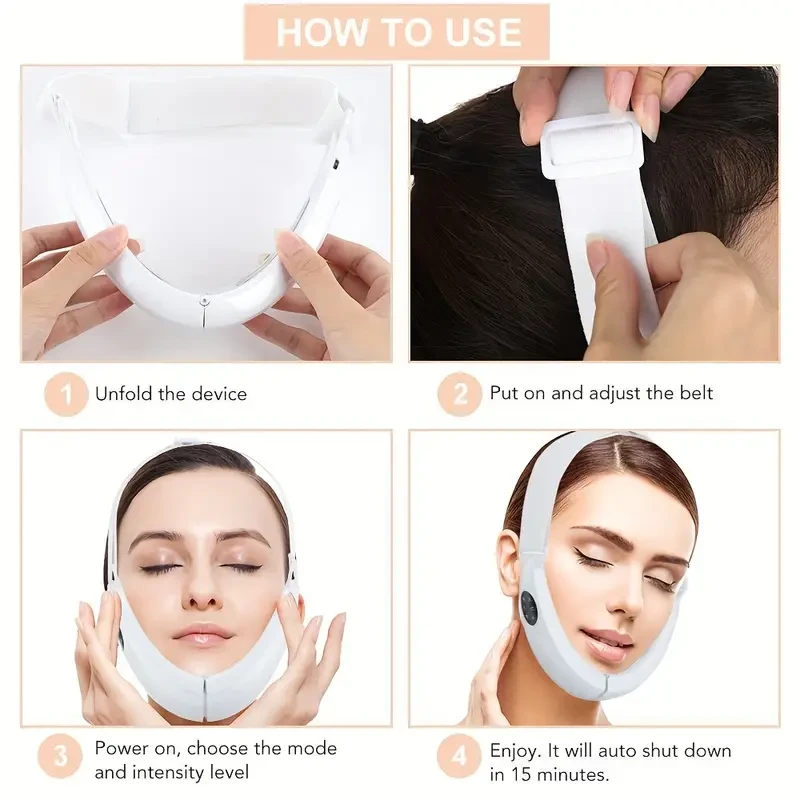 Double Chin Reducer Machine - V Line Face Lift Massager, Portable Shaping Facial Massager