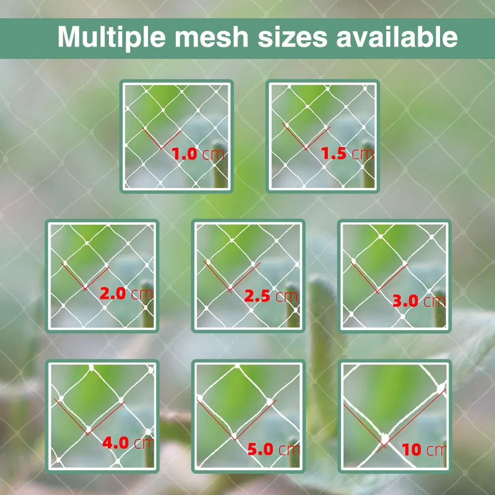 Color: Red, Size: L - 3x1-20M Anti-bird Netting Garden Outdoor Pest Barrier Knotted Square Mesh Protection Net Extra Strong Poultry Breeding Nylon Net