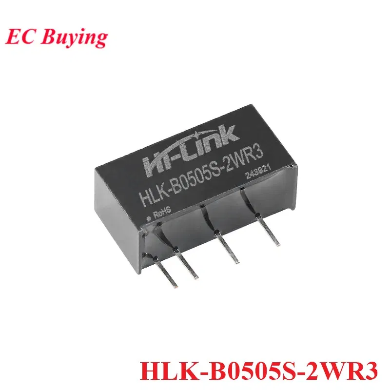 Color: Khaki - DC-DC Isolated Switching Power Module 5V to 5V 9V 12V 2W Power Supply Short Circuit Protection HLK-B0505S-2WR3 HLK-B0512S-2WR3