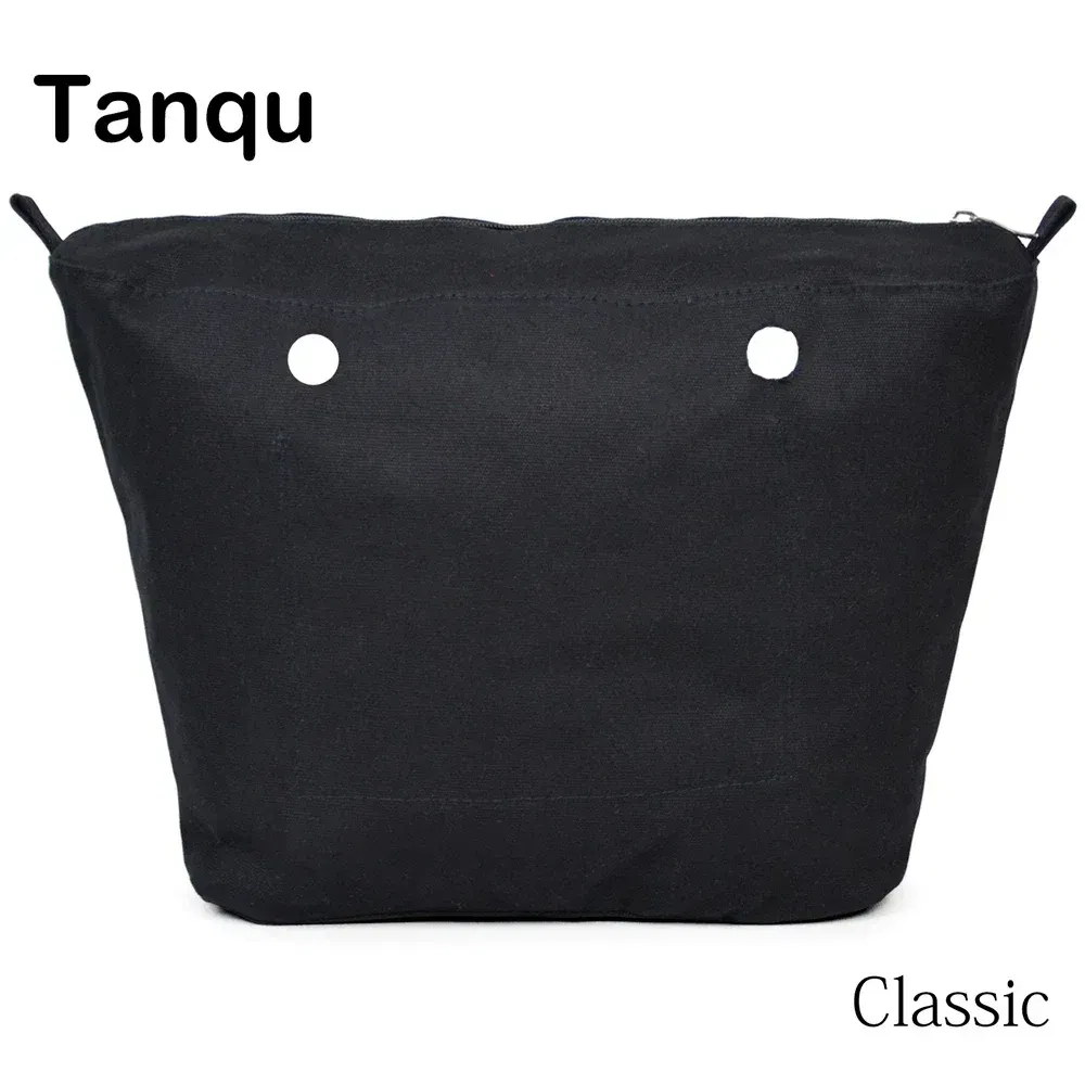 Color: Champagne - TANQU New Inner Lining Zipper Pocket for Classic Obag Insert with Inner Waterproof Coating for O Bag