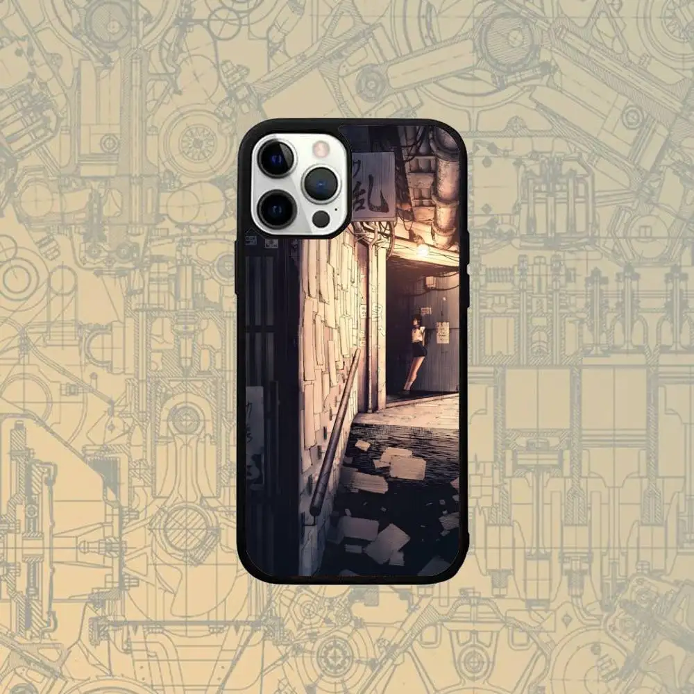 Color: GRAY, Material: Denim - C-Chainsawman Reze Arc Movie Phone Case For IPhone 17,16,15,Pro,Max,Air,14,Plus,13,12,11 Magesafe Wireless Charge Cover