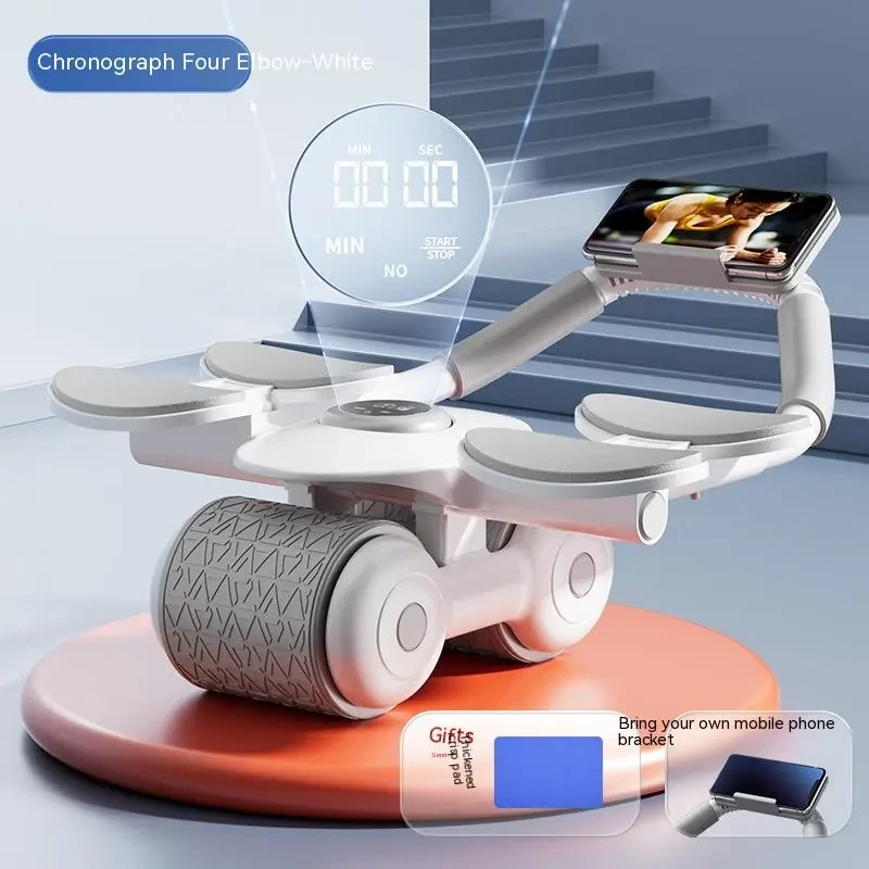 Unisex Abdominal Wheel - Automatic Rebound Abdominal Roller