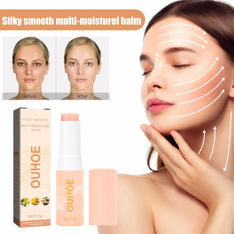 Moisturize Facial Skin With Moisturizing Stick