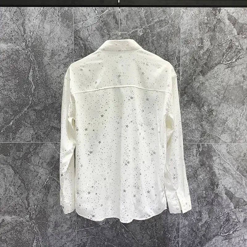 Personality Starry Bronzing Shirt Trendy Boys
