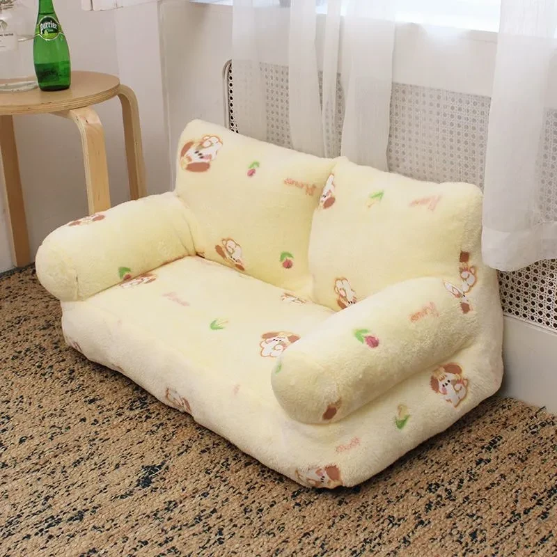 Ice Silk Cooling Pet Bed Breathable Washable Dog Sofa Bed
