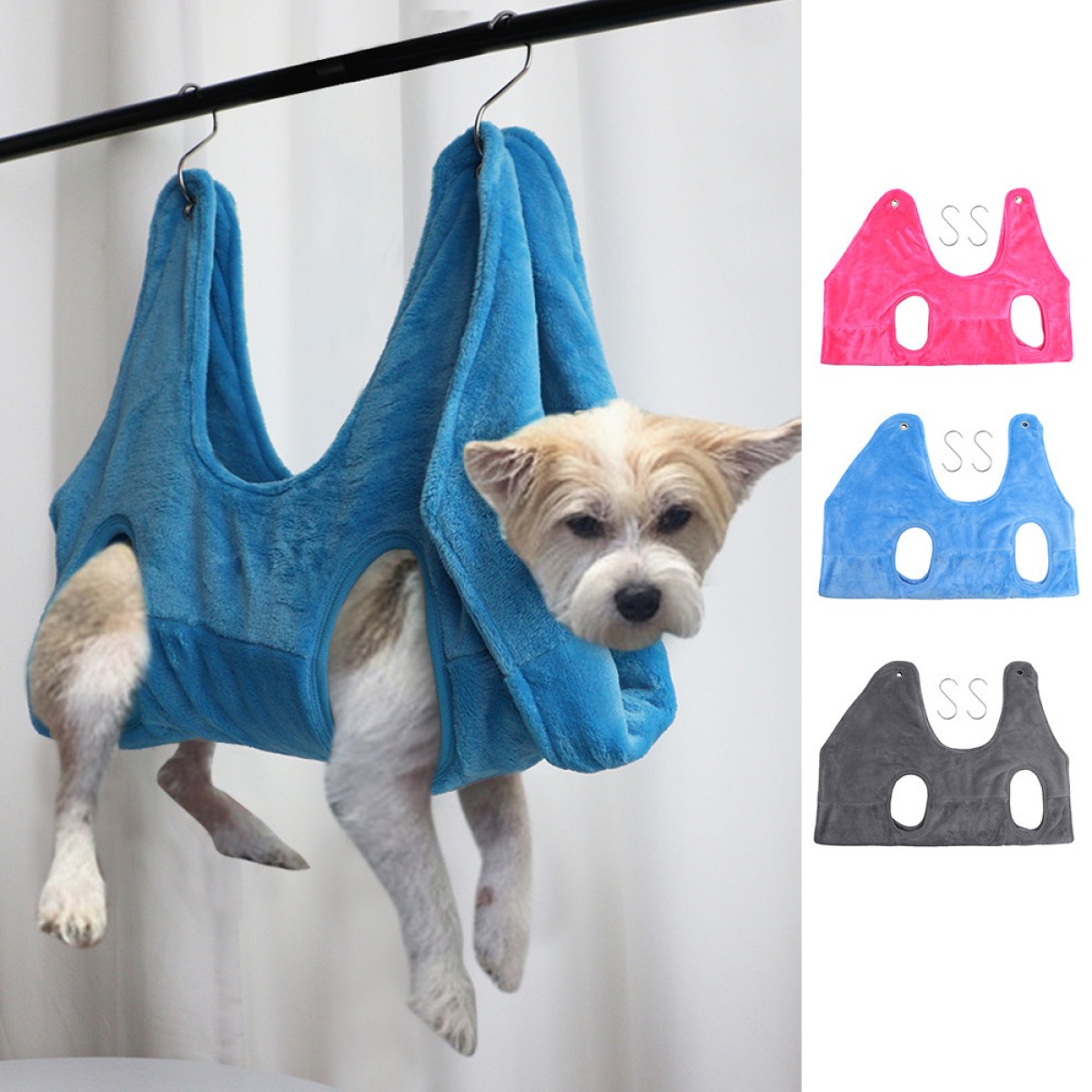 Deluxe Pet Grooming Hammock for Small to Medium Dogs