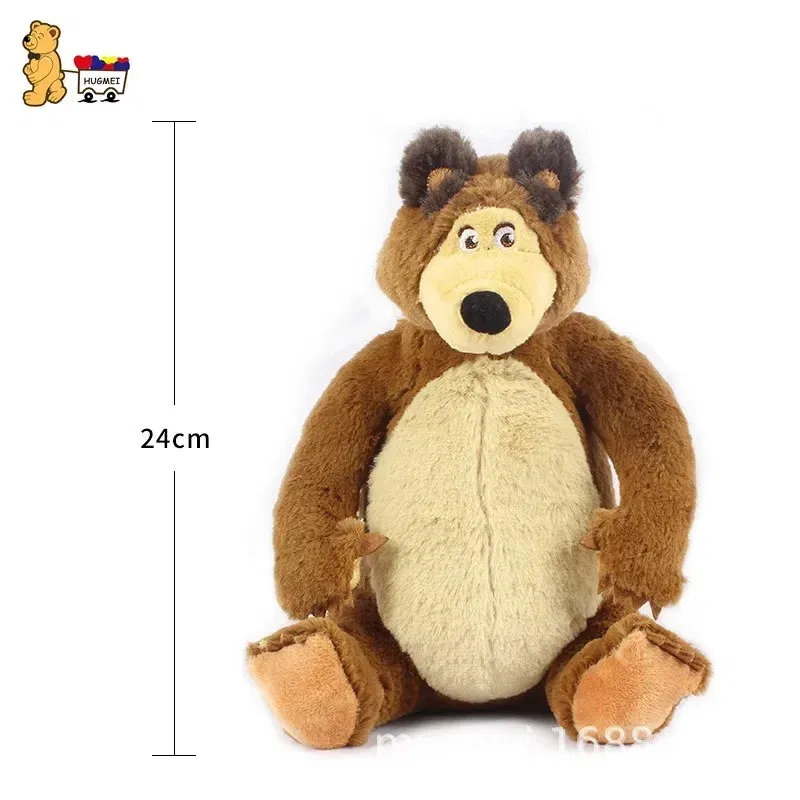 Masha and The Bear Toy Doll  Bear Children's Comfort  Doll Birthday Gift Anime Characters  Masha  Kawaii