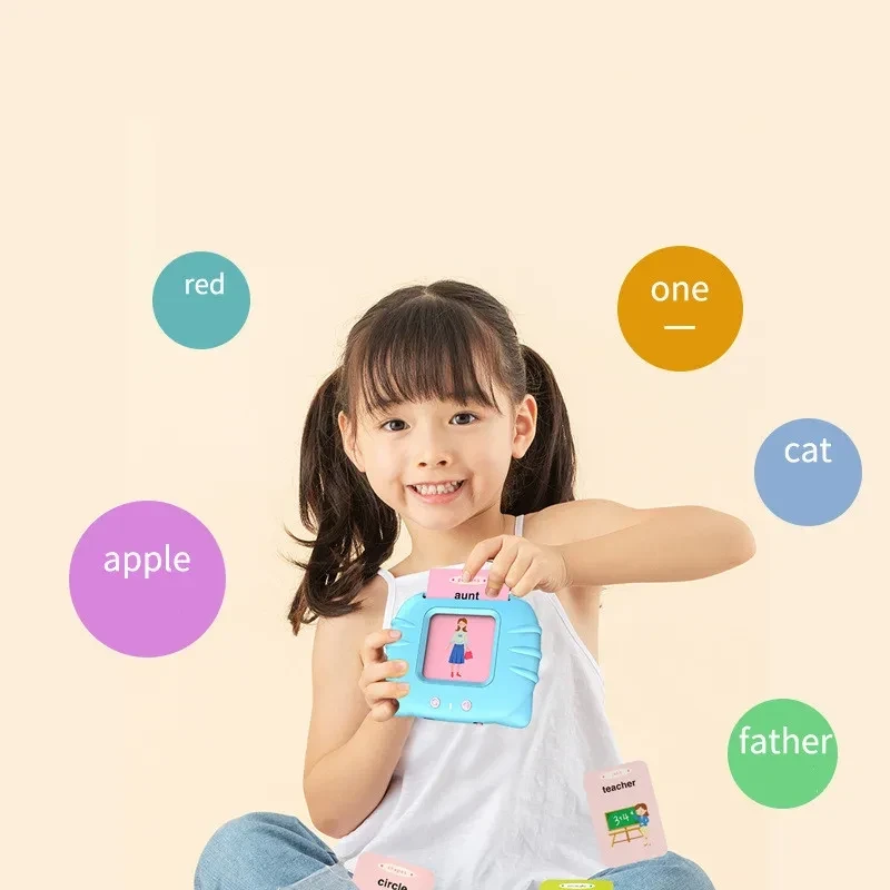 Interactive Flash Card Toy - 112 Double-Sided Talking Cards