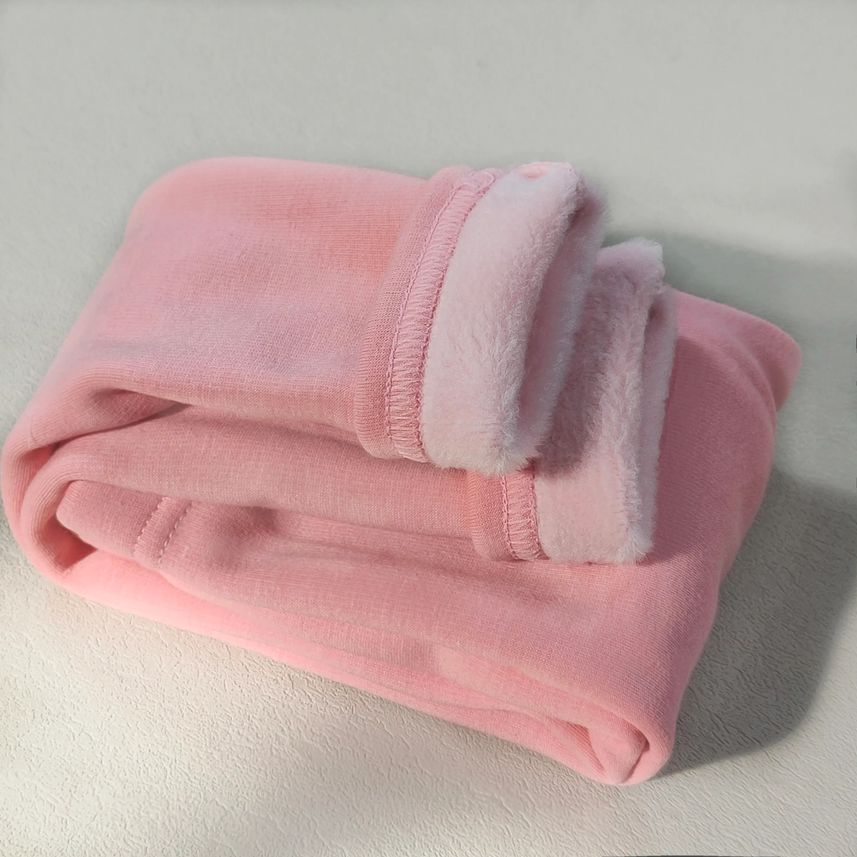 Color: Blue, Kid Size: 2T - 2024 Girls' Pants Children's Winter Thickened Warm Pants Warm Elastic Pink Navy Blue Underpants Boys' Pants
