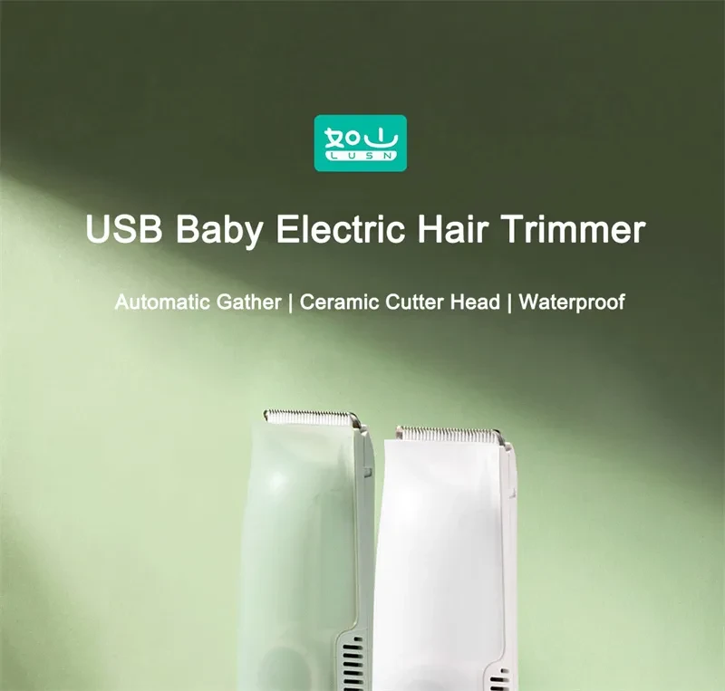 Baby Electric Hair Clipper USB Rechargeable