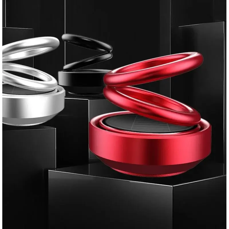 Solar Rotating Car Air Freshener Perfume Diffuser