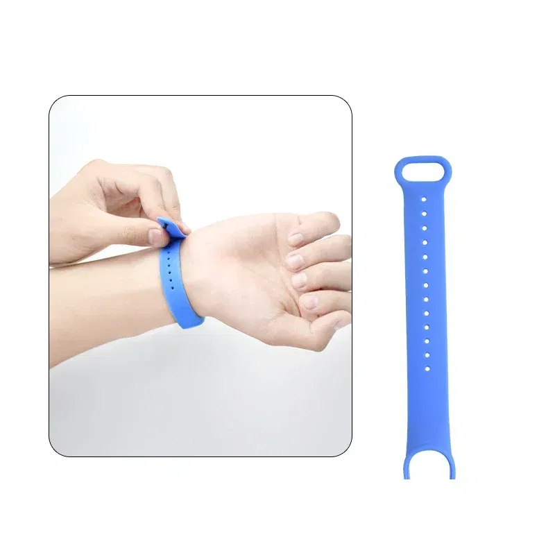 Band Color: Violet Fog , Band Width: 22mm, Ships From: CHINA - Silicone Watch Strap For Xiaomi Mi Band 7 6 5 4 3 Wristband Bracelet Wrist Straps MiBand 3/4 band5 band6 Smartwatch Accessories
