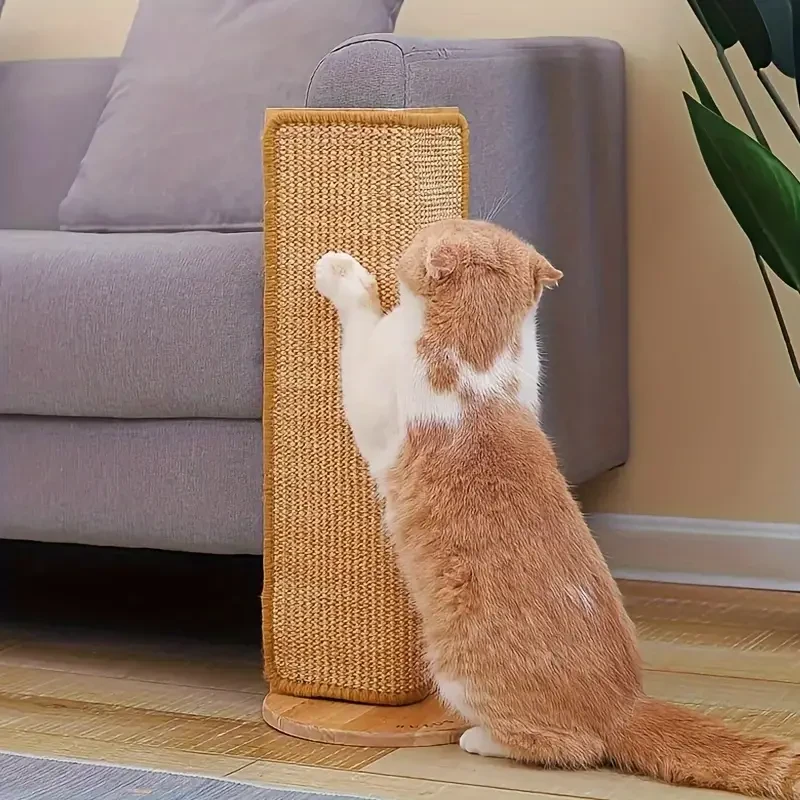 Durable Sisal Rope Cat Scratching Pad  Scratch-Resistant Cat Claw Board for Sofa Protection