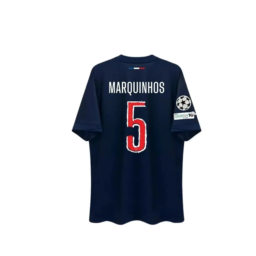 Color: Beige, Size: Mother 5XL - Paris Saint Germain Champion Men's 3D Printed Sports Fast Drying Breathable T-shirt Football T-shirt Family Children's T-shirt