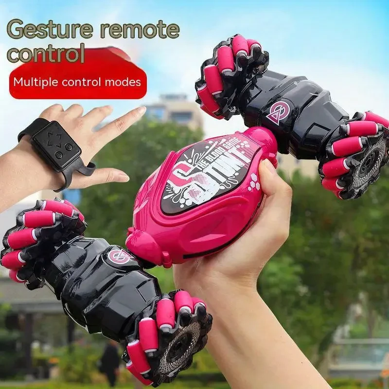 Twist Four-wheel Drive Climbing Racer - Crawlers with Gesture Sensing Deformation Remote Control, Off-road Vehicle for Boys, Rechargeable and Fun Racing Toy