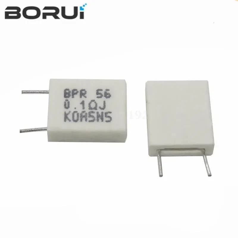 Resistance: 10K - 10pcs BPR56 5W 0.001 0.1 0.15 0.22 0.25 0.33 0.5 ohm Non-inductive Ceramic Cement Resistor 0.1R 0.15R 0.22R 0.25R 0.33R 0.5R