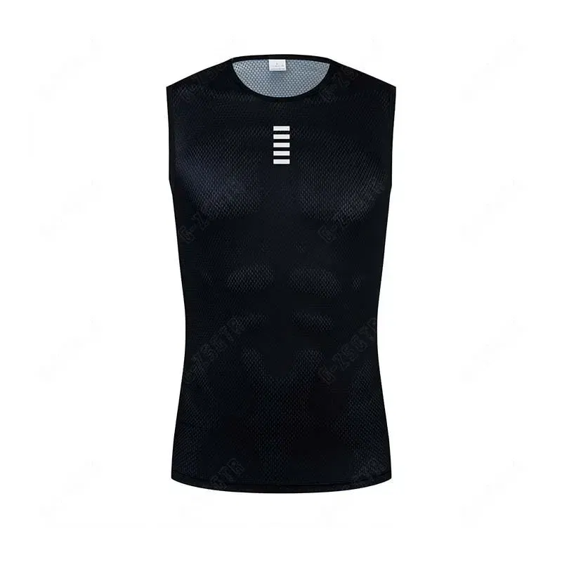 Color: Gold, Size: XXL - Cycling Base Layers Reflective Vest White Cycling Jersey Undershirt Quick Dry Elastici Vest Road Bike Jerseys