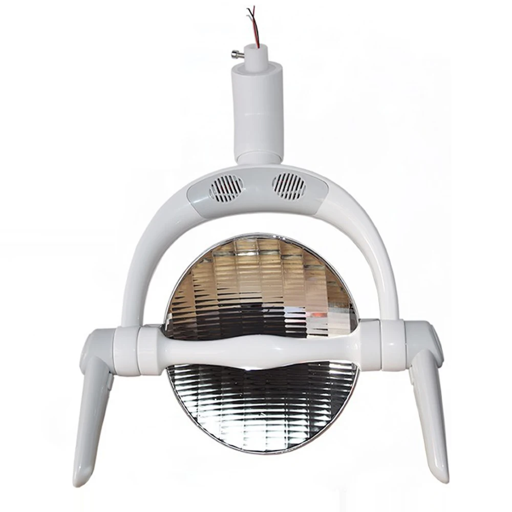 Color: GRAY - Dental Reflect LED Dental Lamp Oral Light for Dentistry Operation Chair Inductive Infrared Spotlight Round Light