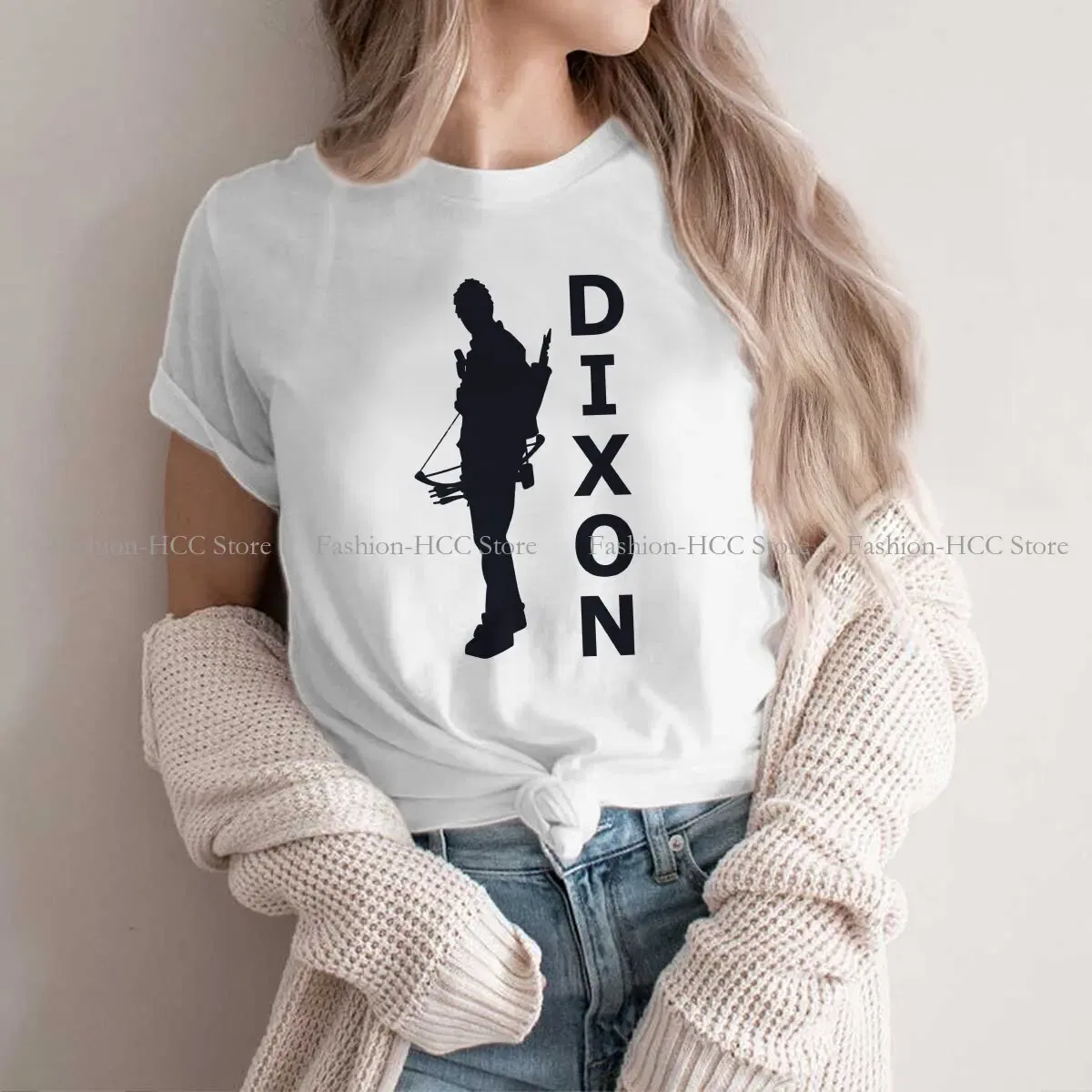 Color: black, Size: XL - Daryl Dixon Classic Special Polyester TShirt The Walking Dead Dary Dixon Comfortable Hip Hop Gift Idea  T Shirt Stuff