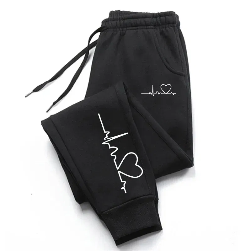 Color: Beige, Size: XXL - Daily Joggers Fashion Baggy Pants Woman Casual Sweatpants Comfortable Fitness Trousers Womens Soft 2024New Versatile Women's