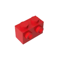 Color: plum - MOC PARTS DIY GDS-634 BRICK 1X2 W. 2 KNOBS compatible with lego 11211 children's toys Assembles Building Blocks Technical