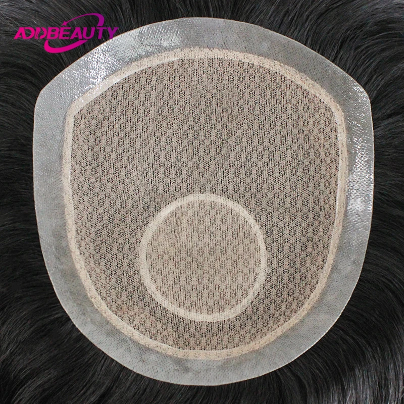 Toupee Color: 613#, Toupee Density: 120%, Length: 6 inches - Silk Base Men's Capillary Prosthesis Swiss Lace PU Base Man Toupee 100% Remy Human Hair Wigs Straight Hair System Natural Hair