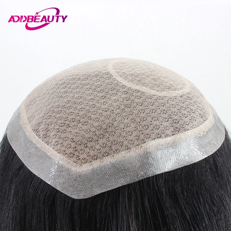 Toupee Color: 613#, Toupee Density: 120%, Length: 6 inches - Silk Base Men's Capillary Prosthesis Swiss Lace PU Base Man Toupee 100% Remy Human Hair Wigs Straight Hair System Natural Hair