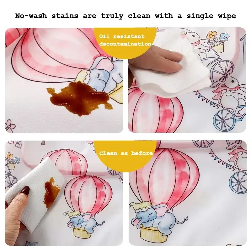 Size: S, Color: Pink - Baby Food Overalls Waterproof and Dirt-proof CHILDREN'S Apron Bib Spring and Autumn Girl Treasure Boy Baby Wash Back Wear Protec