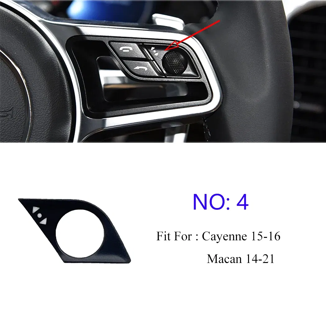 Color: WHITE - ESIRSUN Steering Wheel Multi-function Button Volume Adjustment Phone Switch Button For Porsche 2015-16 Cayenne 2014-21 Macan
