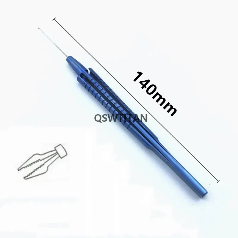 Color: Black & Silver - Retinal Capsulorhexis forceps Intraocular Ophthalmic micro Surgical Instruments