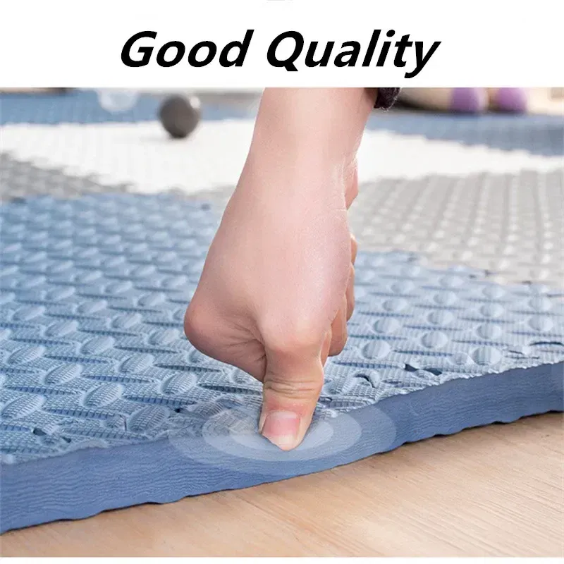 Color: WHITE - Thicken 2.5cm Tatame Baby Play Mat Activities Mat for Baby Mat 6PCS Game Mats Playroom Mat Play Mats Floor Noise Mat Puzzle Mat